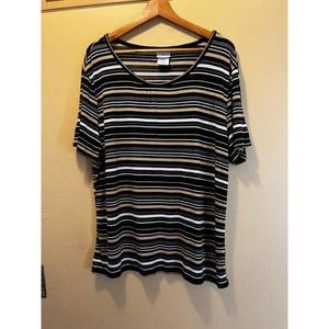 Jacklyn Smith Striped top, Sz. XL